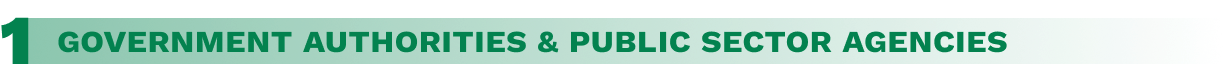 Government Authorities & Public Sector Agencies